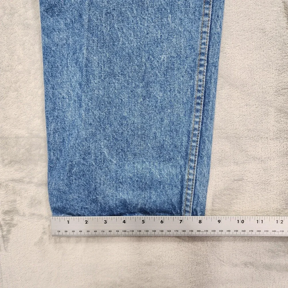Vintage Levi's Jeans Mens 36x31 Blue Two Horse Straight Leg Leather Tab USA 90s‎